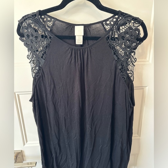 3/$15 Sleeveless top with lace detail on sleeves for women - Picture 2 of 5